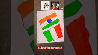 Jana Gana Mana 🇮🇳  National Anthem  Indian flag drawing independenceday 15august shorts [upl. by Einnaf]