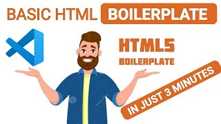 How to get HTML BoilerPlate in VSCode [upl. by Wearing]