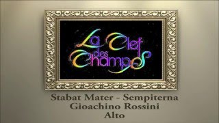 Stabat Mater Gioachino Rossini Sempiterna Alto [upl. by Lily461]