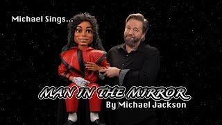 Michael Jackson Puppet amp Terry Fator Sing Man In The Mirror [upl. by Drugge]