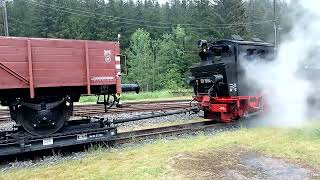 1 Rollwagengrube Schönheide Rollwagen sächsische IVk 99 584 [upl. by Aicemaj]