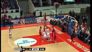 Patrick Beverley vs Milos Teodosic Russian Basketball League [upl. by Htilil943]