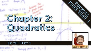 Quadratics 11 • Modelling • P1 Ex2H • 🤖 [upl. by Seaden]