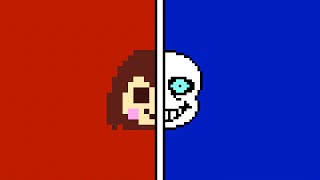 Chara vs Sans Stronger Than You Duel Duet Milkychan amp djsmell w Lyrics Undertale Parody [upl. by Curzon455]