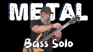 Metal Bass Solo Tips And Tricks metalbass bassharmonics hammerons pulloffs distortedbass [upl. by Eolc]