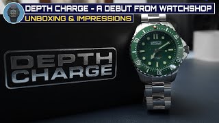 Depth Charge DB106631 Diver Watch Unboxing amp First Impressions [upl. by Ecnerrat104]