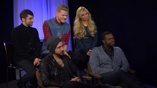 Pentatonix members name their favorite things [upl. by Shuping20]