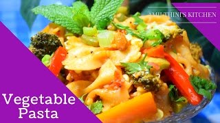 Indian Style vegetable pasta  Pasta for Kids  vegetable pasta  Delicious Pasta At Home [upl. by Fulton]