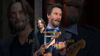 Keanu Reeves Shares His Love for Bass Guitar and Dream of Playing Cello 🎻🎸KeanuReeves shorts [upl. by Netneuq443]