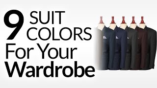 9 Suit Colors A Man Should Consider  Mens Suits amp Color  Suit Colors To Buy In Priority Order [upl. by Hoffert257]