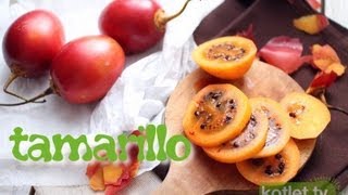 Tamarillo  jak smakuje jak kupować  KotletTV [upl. by Adnuahsor]