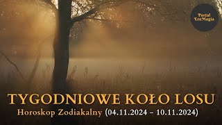 Tygodniowe Koło Losu 04112024  10112024 kartadnia horoskop [upl. by Gianni]