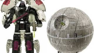 Death Star Darth Vader Part 1 Transformers Crossovers [upl. by Narrad]