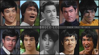 Bruce Lee 19411973  Fast Filmography [upl. by Anyar]