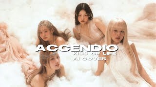 AI COVER KISS OF LIFE  “Accendio” by IVE  How Would Sing [upl. by Solim]