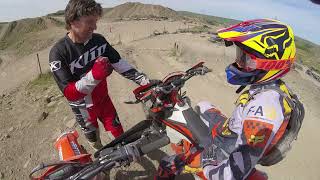 Paul Bolton Training Cowm Quarry DirtBikeSpec Enduro [upl. by Irrok]