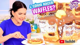 Cómo hacer Waffles Perfectos [upl. by Bernette]