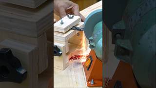 Driller Bit with Amazing Woodworking Sharpening Jig Part2 shorts woodworking trending [upl. by Nolyat719]