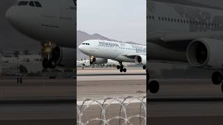 Hawaiian 6 Heavy Airbus A330200 arrives at Las Vegas LAS  N389HA  planespotting [upl. by Droffilc873]