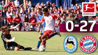 Bayern Score 27 Goals  Rottach Egern vs FC Bayern München 027  Highlights [upl. by Bax]