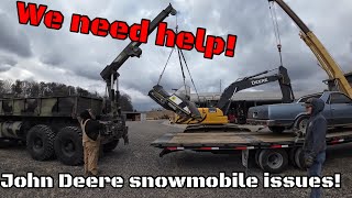 1976 John Deere Liquifire 340 snowmobile will not start We need help fail [upl. by Acsot]