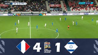 France contre Israël 41  UEFA Nations League 202425  Résumé de Match [upl. by Sauers229]