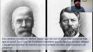 El cambio social según Max Weber y Émile Durkheim [upl. by Homovec]