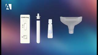 AllTest COVID19 rapid antigen test via saliva [upl. by Key]