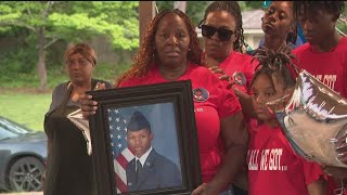 Metro Atlanta family holds vigil to grieve US Airman killed by Florida deputy [upl. by Eserahc]