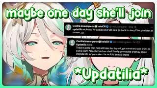 Cecilia Can We Meet Updatilia On Stream Please [upl. by Werdnael778]