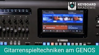 Gitarrenspieltechniken am GENOS  PowerTipp [upl. by Aihsirt]