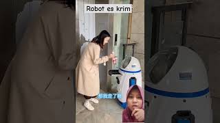 Robot es krim vlog robodog funny robtherobot review robot nico comedy [upl. by Daj]