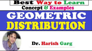 Geometric Distribution amp Examples [upl. by Eiten]