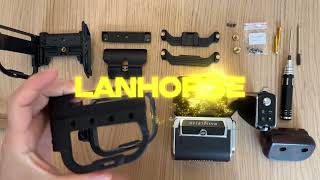 LANHORSE Camera Cage for Hasselblad 907X 50C100C Quickrelease CFV Digital Back Instructions [upl. by Niwrehs]