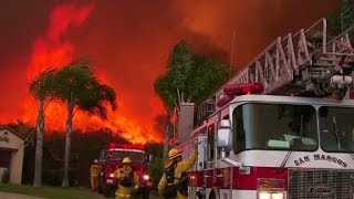 Raging California wildfires turn deadly [upl. by Eigna]