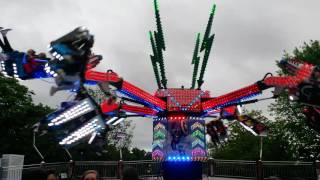 grangemouth gala day zetland park funfair 2016 extreme air raid [upl. by Ditzel831]