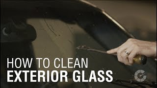 How To Clean Exterior Glass  Autoblog Details [upl. by Morey135]