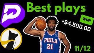 30 Run The BEST NBA Player Prop Picks for Prizepicks  Tuesday 11122024 [upl. by Argile]