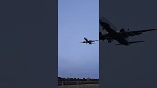 Ryanair landing at stansted airport ryanair stansted stanstedairport planespottinglovers [upl. by Htebiram870]