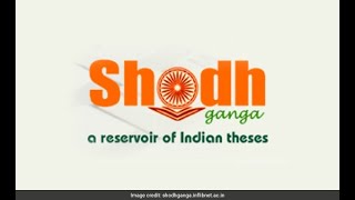 Shodhganga Website  Database for Review of Literature [upl. by Matilde575]