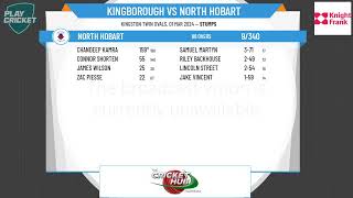 Cricket Tasmania Premier League  Mens 2nd Grade  Round 15  Kingborough v North Hobart  Day 1 [upl. by Hakaber453]