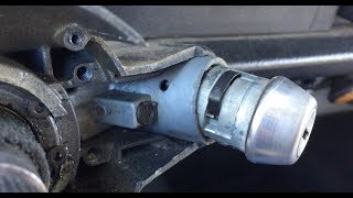 How to replace the ignition lock cylinder on a 1973 Super Beetle [upl. by Keppel71]