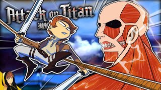 The BEST Attack on Titan Game  Roarks Attack on Titan  Fan Game wYouTubers [upl. by Ardnahcal679]