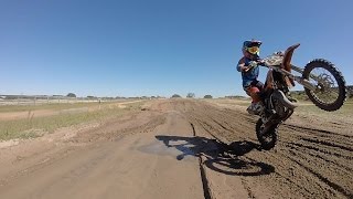 Cayden Switzer Trains at Coyote Mud Bog MX Park  Astatula FL [upl. by Vierno]