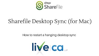 How to restart Sharefile for Mac [upl. by Niki565]