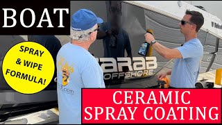 Ceramic Spray Coating for Boats by Nautical One [upl. by Gib]