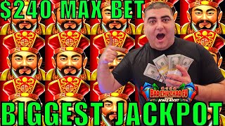 OMG My BIGGEST JACKPOT On New Slot Machine At Casino  240 MAX BET [upl. by Aridan421]