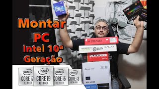 COMO MONTAR UM PC GAMER Intel 10ª Geração  i7 10700k  RTX 2060 Super [upl. by Annez]