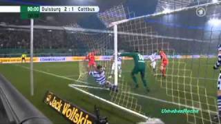 Duisburg  Cottbus 21 DFB Pokal 2011 Halbfinale [upl. by Repip]