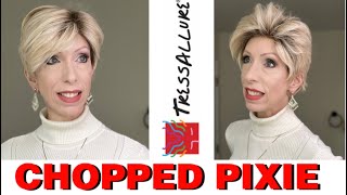 Chic Voluminous Short Hair  TRESSALLURE CHOPPED PIXIE WIG REVIEW [upl. by Leff236]